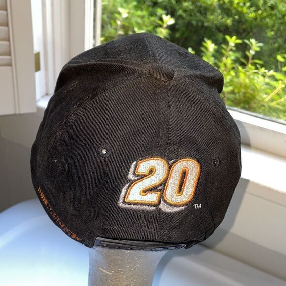 Vtg NASCAR The Home Depot Tony Stewart number 20 black cotton snap back cap - Picture 4 of 7